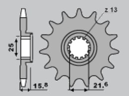 JR ZĘBATKA PRZÓD 2093 14 ZX 6R 98-02 -1 153514JT