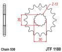 JT ZĘBATKA PRZÓD 2090 19 Z GUMĄ TRIUMPH DAYTONA 955 SPRINT ST GT 209019JTRB 530-JTF1180.19