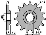 PBR ZĘBATKA PRZÓD 2092 13 18NC VOR 450/580 Ł 520
