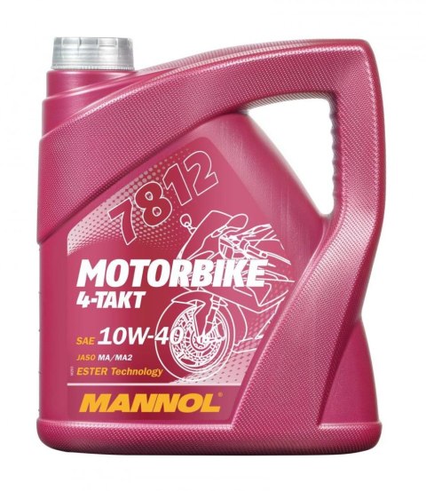 MANNOL OLEJ SILNIK 4T MOTORBIKE 10W40 4L ESTER + MA2 SYNTETYK MANNOL OLEJ SILNIK 4T MOTORBIKE 10W40 4L ESTER + MA2 SYNTETYK