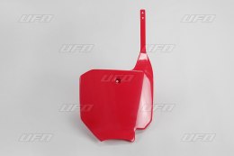 UFO TABLICA NA NUMER STARTOWY HONDA CR 80 96-02, CR 85 03-09 KOLOR CZERWONY