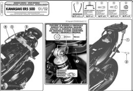 KAPPA STELAŻ KUFRA CENTR. KAWASAKI ER5 500 01 07 B