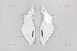 UFO BOCZKI TYLNE HUSQVARNA CR/WR 125 '09-'12 KOLOR BIAŁY
