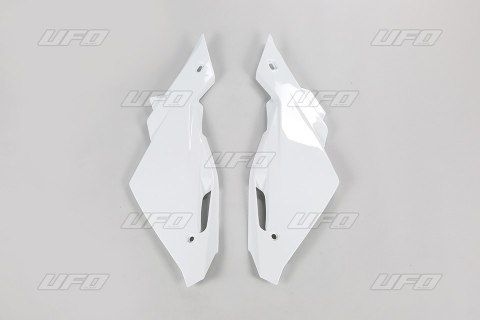 UFO BOCZKI TYLNE HUSQVARNA CR/WR 125 '09-'12 KOLOR BIAŁY