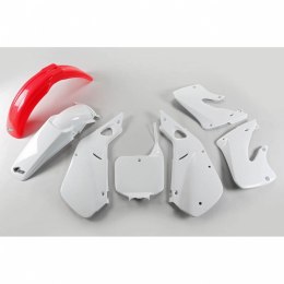 UFO KOMPLET PLASTIKÓW HONDA CR 125 98-99, 250 97-99 OEM RED/BIAŁY HO094E999