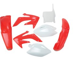 UFO KOMPLET PLASTIKÓW HONDA CRF 250R 04-05 UNI OEM RED/BIAŁY HO104E999