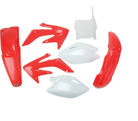 UFO KOMPLET PLASTIKÓW HONDA CRF 250R 04-05 UNI OEM RED/BIAŁY HO104E999