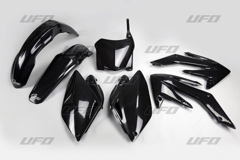 UFO KOMPLET PLASTIKÓW HONDA CRF 250R 08-09 UNI BLACK = HO112BE001 HO112E001