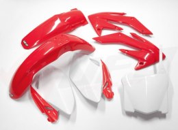 UFO KOMPLET PLASTIKÓW HONDA CRF 250R 08-09 UNI OEM 08 RED/BIAŁY HO112E999