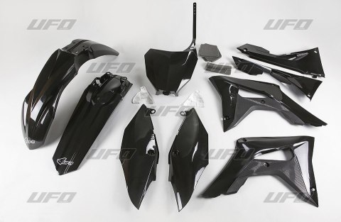 UFO KOMPLET PLASTIKÓW HONDA CRF 250R '18-'21, CRF 450R '17-'20 Z OSŁONAMI FILTRA POWIETRZA KOLOR CZARNY (HO123E001) UFO KOMPLET PLASTIKÓW HONDA CRF 250R '18-'21, CRF 450R '17-'20 Z OSŁONAMI FILTRA POWIETRZA KOLOR CZARNY (HO123E001)