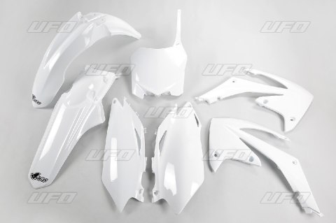 UFO KOMPLET PLASTIKÓW HONDA CRF 250R 10, CRF 450R 09-10 UNI BIAŁY HO113E041