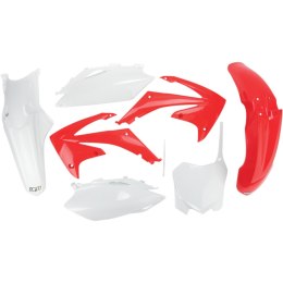 UFO KOMPLET PLASTIKÓW HONDA CRF 450 R 09-10, 250 10 OEM RED/BIAŁY HO113E999