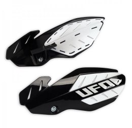 UFO OSŁONY RĄK FLAME HUSQVARNA TC/TE 125 '14-'20, FC '16-'20 BLACK/WHITE