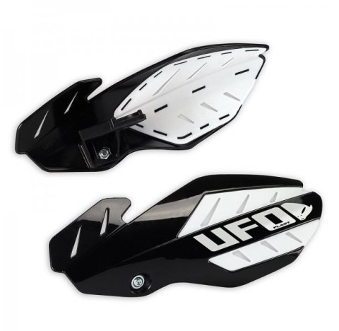 UFO OSŁONY RĄK FLAME HUSQVARNA TC/TE 125 '14-'20, FC '16-'20 BLACK/WHITE