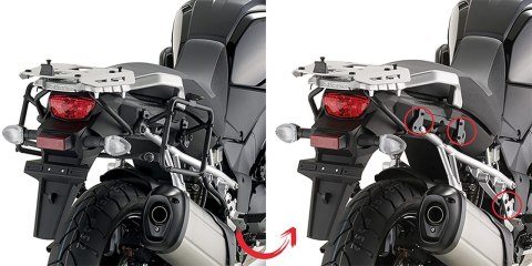 KAPPA STELAŻ KUFRÓW BOCZNYCH SZYBKIEGO MONTAŻU MONOKEY SUZUKI DL 1000 V-STR KAPPA STELAŻ KUFRÓW BOCZNYCH SZYBKIEGO MONTAŻU MONOKEY SUZUKI DL 1000 V-STR