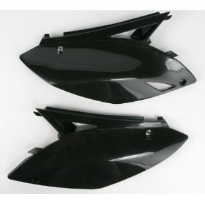 UFO BOCZKI TYLNE KAWASAKI KXF 450 09-11 BLACK