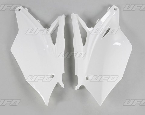 UFO BOCZKI TYLNE KAWASAKI KXF 450 '16-'17, KOLOR BIAŁY