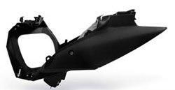 UFO BOCZKI TYŁ KTM SX/SXF 11-15, EXC 12-15 BLACK Z PUSZKĄ FILTRA POWIETRZA