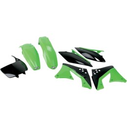 UFO KOMPLET PLASTIKÓW KAWASAKI KXF 250 10-11 UNI OEM GREEN/BLACK KA215E999