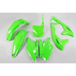 UFO KOMPLET PLASTIKÓW KXF 250 18-19 ZIELONY FLUO