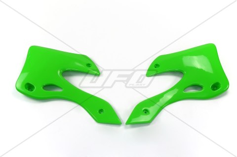 UFO OSŁONY CHŁODNICY KAWASAKI KX 125 99-02 GREEN