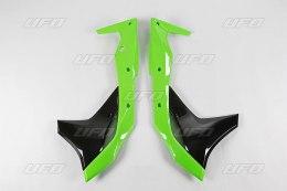 UFO OSŁONY CHŁODNICY KAWASAKI KXF 250 17-20 UNI OEM 17-18 I 20 GREEN/BLACK