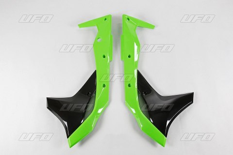 UFO OSŁONY CHŁODNICY KAWASAKI KXF 250 17-20 UNI OEM 17-18 I 20 GREEN/BLACK