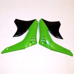 UFO OSŁONY CHŁODNICY KAWASAKI KXF 450 07 ZIELONY/