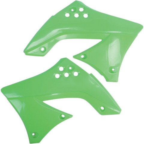 UFO OSŁONY CHŁODNICY KAWASAKI KXF 450 09 ZIELONY