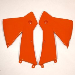 UFO OSŁONY CHŁODNICY KTM SX 01-04,EXC 03-04 ORANGE