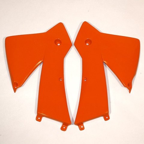 UFO OSŁONY CHŁODNICY KTM SX 01-04,EXC 03-04 ORANGE