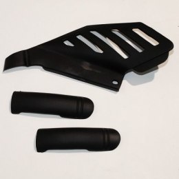 UFO OSŁONA RAMY KTM SX/SXF 05-06, EXC 05-07 BLACK