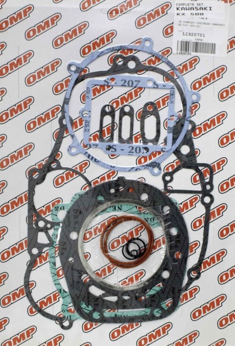 OMP KOMPLET USZCZELEK KAWASAKI KX 500 89-02