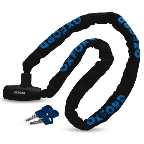 OXFORD ŁAŃCUCH DO MOTOCYKLA GP CHAIN LOCK DŁUGOSC 1.5 METRA Z ZAPIĘCIEM. ŚREDN. OCZKA 8MM-STARY KOD OF178