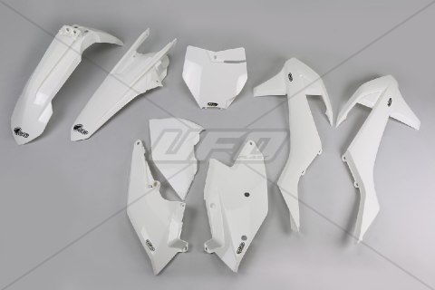 UFO KOMPLET PLASTIKÓW KTM SX/SXF '16-'18 WHITE UFO KOMPLET PLASTIKÓW KTM SX/SXF '16-'18 WHITE