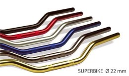 TRW LUCAS KIEROWNICA ALUM. 22MM SUPERBIKE CZARNA