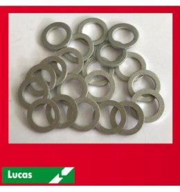TRW LUCAS PODKŁADKI ALUMINIOWE DO PRZEWODÓW HAMULCOWYCH 10 MM 20SZT.