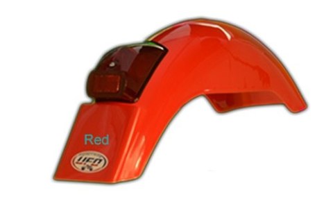 UFO BŁOTNIK TYŁ UNIWERSALNY ENDURO ZE ŚWIATŁEM 50CC, 80CC, 125CC 75-79 RED