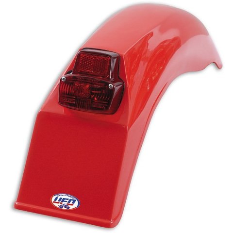 UFO BŁOTNIK TYŁ VINTAGE CROSS ENDURO 125-500CCM '79-'89 RED