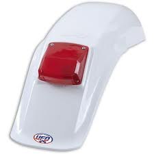 UFO BŁOTNIK TYŁ VINTAGE 125-250-500CCM 83-93 WHITE