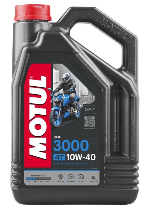 MOTUL OLEJ SILNIKOWY 3000 4T 10W40 MINERALNY 4L