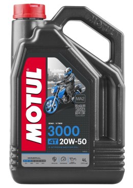 MOTUL OLEJ SILNIKOWY 3000 4T 20W50 MINERALNY 4L