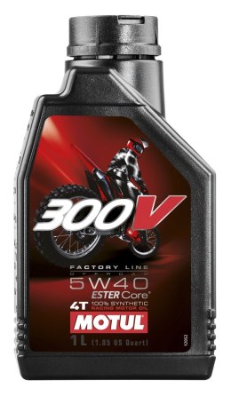 MOTUL OLEJ SILNIKOWY 300V 4T 5W40 SYNTETYCZNY 1L