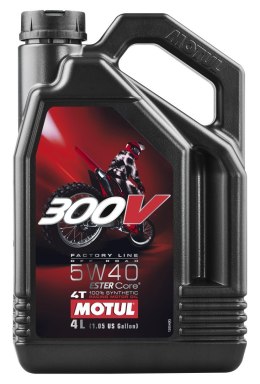 MOTUL OLEJ SILNIK 300V 4T OFF ROAD 5W40 SYNT 4L