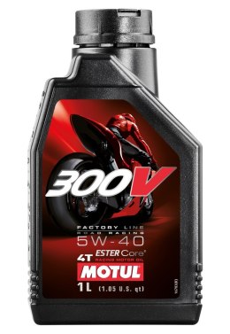 MOTUL OLEJ SILNIK 300V 4T ROAD RACING 5W40 1L