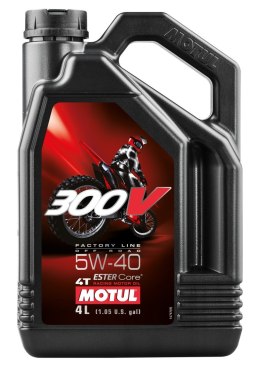 MOTUL OLEJ SILNIKOWY 300V 4T ROAD RACING 5W40 4L