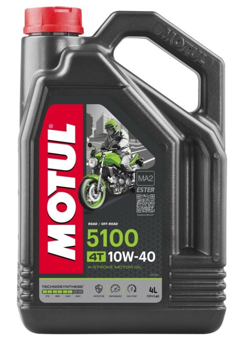 MOTUL OLEJ SILNIKOWY 5100 4T ESTER 10W40 4L