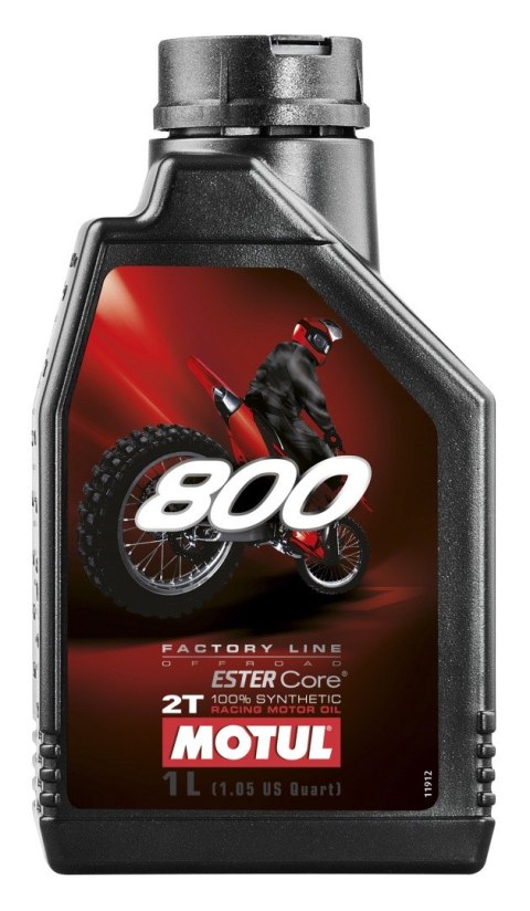 MOTUL OLEJ SILNIKOWY 800 2T SYNTETYCZNY OFFROAD 1L MOTUL OLEJ SILNIKOWY 800 2T SYNTETYCZNY OFFROAD 1L