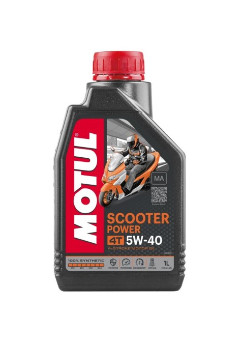 MOTUL OLEJ SILNIK SCOOTER POWER 4T 5W40 1L (100% SYNTETYK) MOTUL OLEJ SILNIK SCOOTER POWER 4T 5W40 1L (100% SYNTETYK)