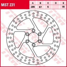 TRW LUCAS TARCZA HAMULCOWA SUZUKI INTRUDER VS600 95-97
